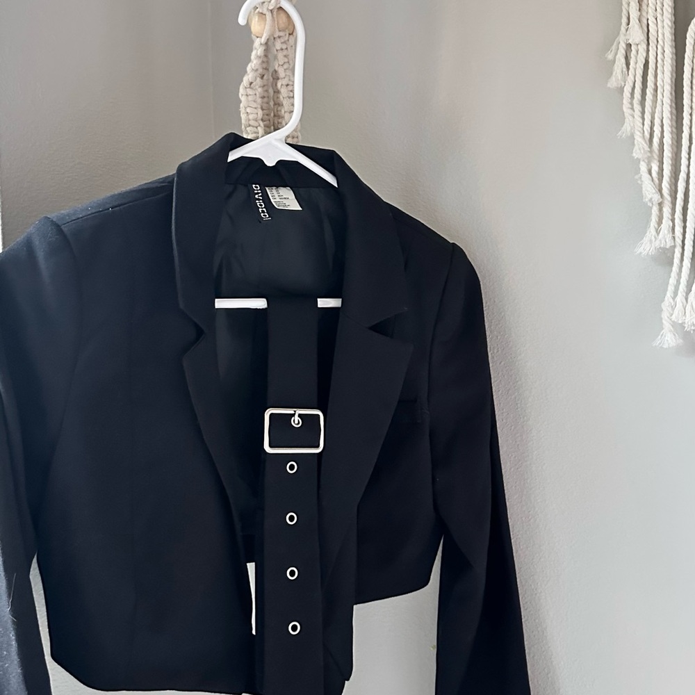 H&M Black Blazer Jacket for a Polished Look
